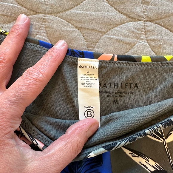 Athleta Tropical Print Tankini Set - Picture 8 of 8